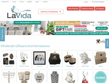 Tablet Screenshot of lavida.com.au