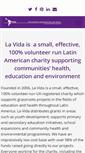 Mobile Screenshot of lavida.org.uk