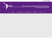 Tablet Screenshot of lavida.org.uk
